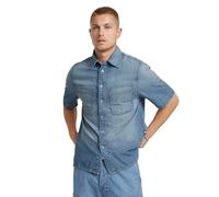 G-star Chemise à Manches Courtes Slanted Double Pocket Regular