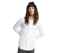 Chemise hommes G-Star Raw UNIFORM SLIM SHIRT L\S Blanc EU XXL