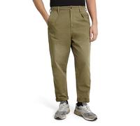 G-Star Homme Chino Pleated Relaxed Tapered, Vert (smoke olive D24543-C962-B212), 28W / 30L