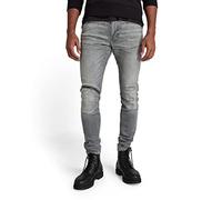 G-Star Homme Jean 5620 3D Zip Knee Skinny, Gris (sun faded glacier grey D01252-A634-C464), 30W / 32L