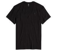 G-Star Homme Lot De 2 T-Shirts Base V-Neck, Noir (dk black D25500-124-6484), M