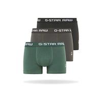 G-STAR Homme Lot De 3 Boxers Classic Color, Multicolore (GS Grey/Asfalt/Bright Jungle D05095-2058-8529), S