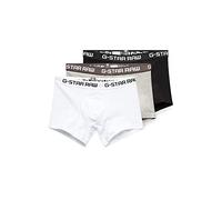 G-STAR Homme Lot De 3 Boxers Classic, Multicolore (Black/Grey HTR/White D03359-2058-6172), S