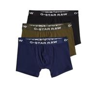 G-STAR Homme Lot De 3 Boxers Multiple, Multicolore (dk black/imperial blue/shadow olive D23774-D516-G163), S
