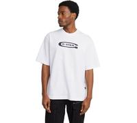 G-Star Homme Old skool logo boxy regular tee, Blanc (white D26350-C336-110), M