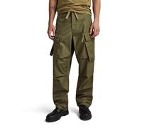 G-Star Homme Pantalon Cargo R-3N Balloon, Vert (shadow olive D24305-A504-B230), S