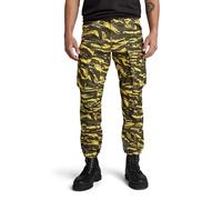 G-Star Homme Pantalon Rovic Zip 3D Regular Tapered, Multicolore (dk lemon tiger camo D02190-D553-G394), 32W / 34L