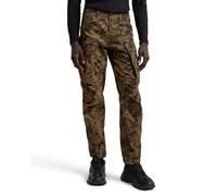 G-STAR Homme Pantalon Rovic Zip 3D Regular Tapered, Multicolore (Shadow Olive Island Camo D02190-D553-G739), 33W / 34L