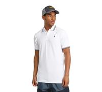 G-Star Polo Dunda Slim Stripe Blanc Homme XL