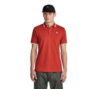 G-Star Homme Polo Dunda Slim Stripe , Orange (rooibos tea D17127-5864-G052), M