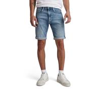 G-Star Homme Short 3301 Slim, Bleu (sun faded blue donau D10481-D441-G347), 28