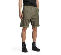 G-Star Homme Short Pleated Chino, Multicolore (sage/shadow olive D24544-D519-G303), 32