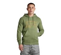 G-Star Homme Sweat À Capuche Distressed Originals, Vert (sage D24414-D562-724), M