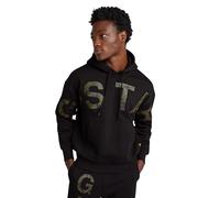 G-Star Homme Sweat À Capuche Embro Print Loose, Noir (dk black D25530-D733-6484), L