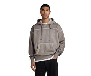 G-Star Homme Sweat à Capuche Garment Dyed Loose, Gris (elephant skin gd D24219-D249-G107), S