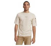 G-Star Homme Sweat À Manches Courtes P-3 , Beige (whitebait D24705-D617-1603), M