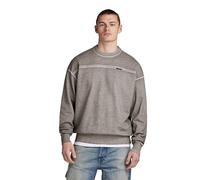 G-Star Homme Sweat Garment Dyed Loose, Gris (elephant skin gd D23881-D249-G107), L