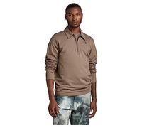 G-Star Homme Sweat Polo Half Zip Lightweight, brun (deep walnut D23170-D136-B743), L
