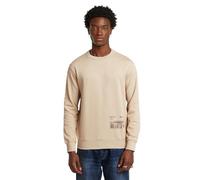 G-Star Homme Sweat Shipping Graphic, Beige (dk brick D26284-D970-1214), L