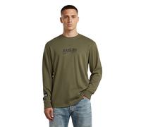 G-STAR Homme T-shirt AMS 89, Vert (shadow olive D26867-D976-B230), M