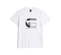 G-Star Homme T-Shirt Amsterdam, Blanc (white D25673-C336-110), L