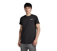 G-Star Homme T-Shirt Back Graphic Lash, Noir (dk black D24431-C372-6484), S