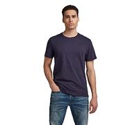 G-Star T-shirt Base-S côtelé manches courtes Bleu XS Homme