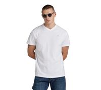 G-Star Homme T-Shirt Base-S V-Neck, Blanc (white D16412-336-110), S