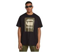 G-Star Homme T-Shirt Burger Box Rain Loose, Noir (dk black D26478-C336-6484), XXL