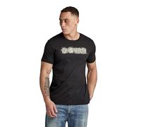T-shirt Noir Homme G-Star Raw Distressed Logo M