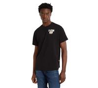 G-Star Homme T-Shirt Engine Back Graphic Loose, Noir (dk black D24690-C336-6484), M