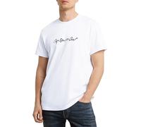 G-Star Homme T-shirt G-Script, Blanc (white D25150-C812-110), S