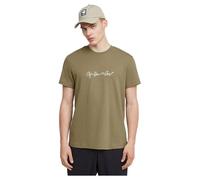 G-Star Homme T-shirt G-Script, Vert (ensis green D25150-C812-6057), L
