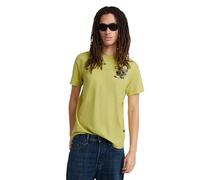 G-Star Homme T-Shirt Headphones Back Graphic, Vert (linden green D24687-C372-G306), XL