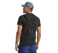 G-Star Homme T-Shirt Musa Stencil Pigment Dye, Noir (dk black gd D24688-B256-B564), S
