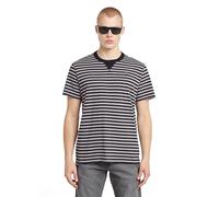 G-Star Homme T-Shirt Nifous Stripe, Multicolore (dk black/grey alloy stripe D25961-C339-H228), XL