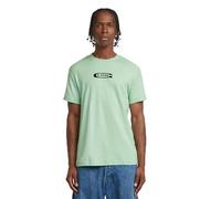 G-Star Homme T-Shirt Old Skool Logo, Vert (birds egg green D25967-C812-G992), XL