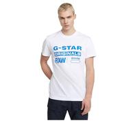 G-Star Homme T-Shirt Originals, Blanc (white D25969-C506-110), L