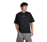 G-Star Homme T-Shirt Overdyed Center Chest Boxy, Noir (dk black D24780-C336-6484), XL