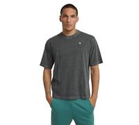 G-Star Homme T-Shirt Overdyed Destroyed Boxy, Gris (gs grey gd D24631-C756-C496), S