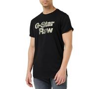 G-Star Homme T-Shirt Painted Graphic Lash, Noir (dk black D24667-336-6484), XS