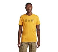 Tee shirt manches courtes Raw r t dull yellow mc tee - G star