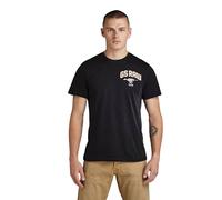 G-Star Homme T-Shirt Skeleton Dog Chest Graphic Slim, Noir (dk black D24424-C372-6484), M