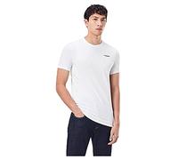 G-Star Homme T-Shirt Slim Base, Blanc (white D19070-C723-110), M