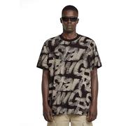 G-Star Homme T-shirt Sprayed Letters Loose, Multicolore (lt chalk sprayed letters D26290-C338-H264), XXL