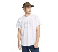 G-Star Homme T-Shirt Stitch Burger Logo Loose, Blanc (white D25672-C336-110), L