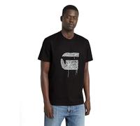 G-Star Homme T-Shirt Stitch Burger, Noir (dk black D25674-C336-6484), S