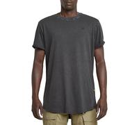 G-Star Homme T-Shirt Text Back Graphic Overdyed Lash, Noir (dk black gd D25971-2653-B564), M