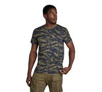 G-Star Homme T-Shirt Tiger Camo, Multicolore (shadow olive 2L tiger camo D24421-C334-G393), S