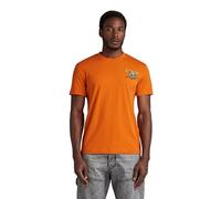 G-Star Homme T-Shirt Vest Back Graphic, Orange (orange D24423-336-1018), XL
